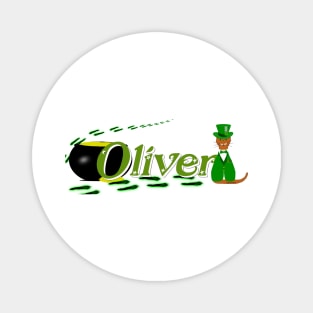 Happy Saint Patricks Day Oliver Magnet